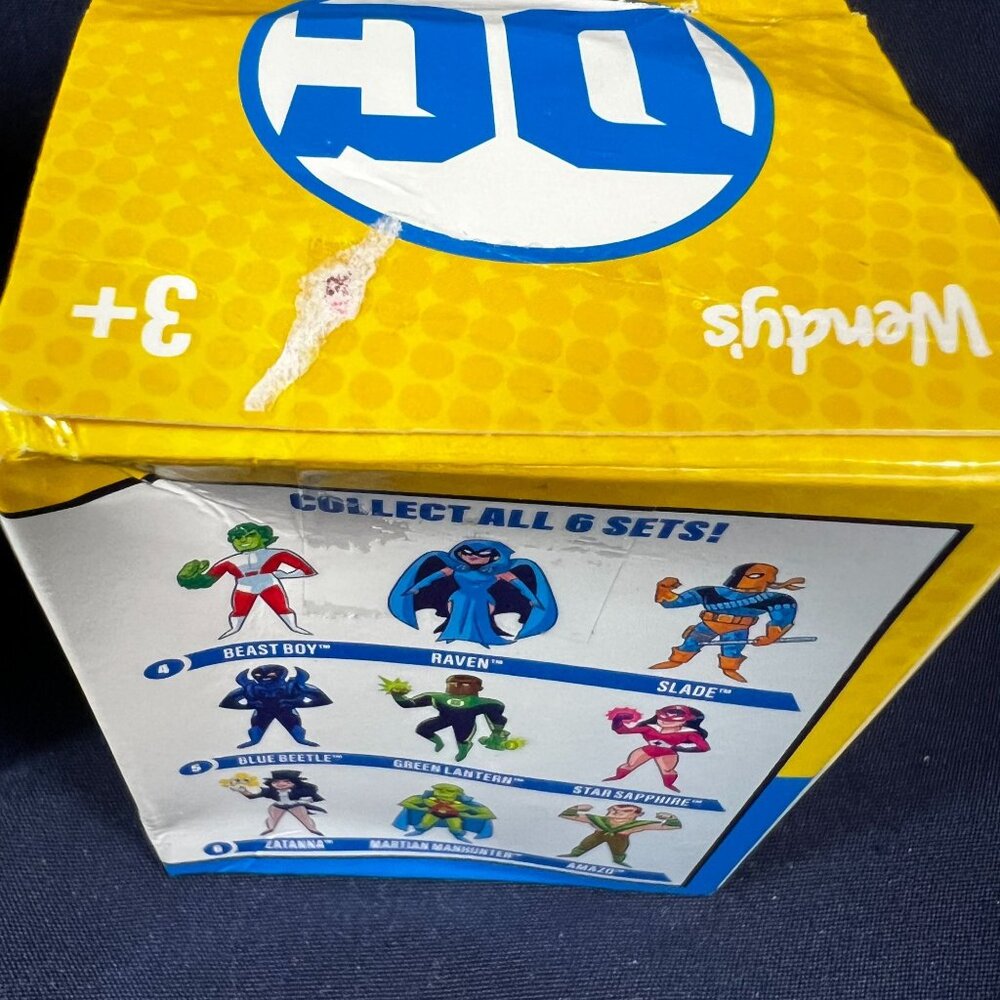 DC Comics Wendys Kids Meal Collectible Figurines Set Of 2 - Picture 2 of 3